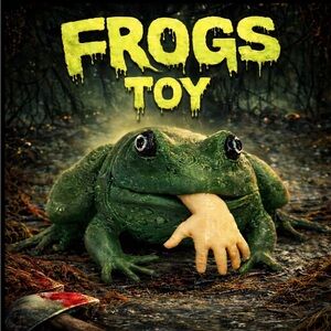 Frogs 1972 horror movie toy figure sculpture human hand in mouth rare